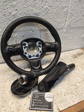 Mini Cooper S JCW Red Stitched 3 Spoke Steering Wheel & Gaiter Kit R55 R56 R57