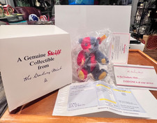 BRAND NEW IN ORIGINAL PKG 2002 DANBURY MINT STEIFF MOHAIR HARLEQUIN TEDDY BEAR