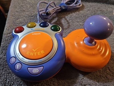 Vtech Vsmile TV Learning System Joystick  Wired Controller Orange Model 9100