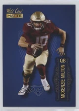 2022 Wild Card MATTE Blue McKenzie Milton #MB-84