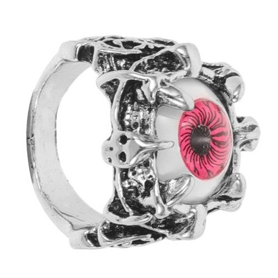  Gothic Punk Teufel Böser Blick Drachenklaue Ring Vintage Öffnung Verstellbarer