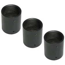 3x 1.5" NPT Threaded Pipe Female Coupler Adapter Connector For TV Mount Bracket