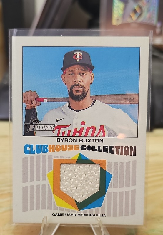 2026 Topps Heritage - Clubhouse Collection Relics Byron Buxton #CCR-BBU (MEM)