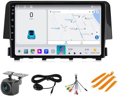Stereo Radio for Honda Civic 2016-2021 -  Wireless Car-Play Android Auto GPS Nav