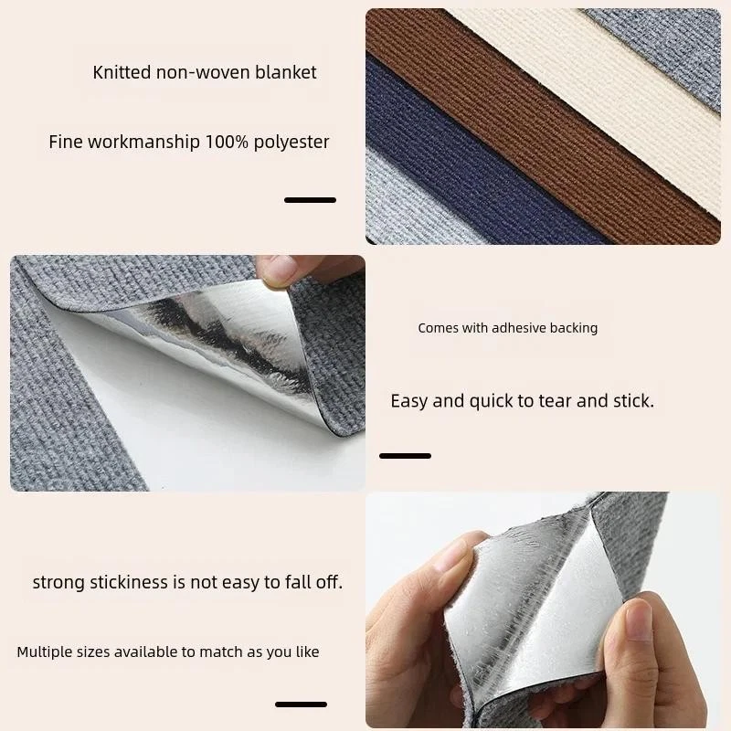 Self adhesive Carpet Cats Scratch Board Wall Anti Cat Scratch Sofa Diy Cats - Image 3 of 4