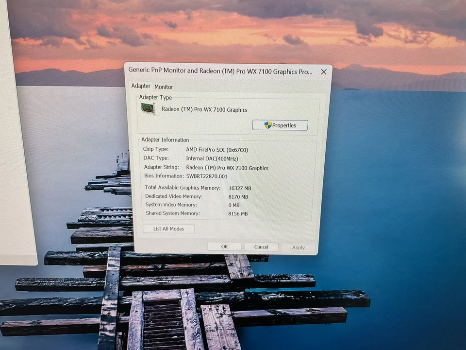 CPU Precision 5720 AIO Xeon(R) E3-1275 v5 @ 3,60 GHz 32 GB RAM 500 GB Windows 11p Foto 2 de 4