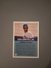 Ken Griffey Jr.' Baseball Card-  Turning Up Gold #3 Of 3  1992