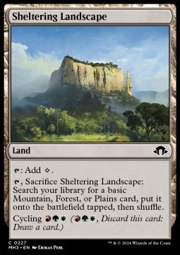 Magic/MTG Sheltering Landscape MH3-227 Common Englisch Neu