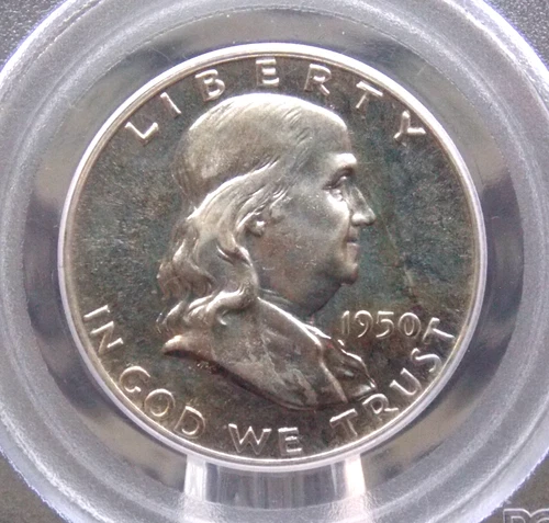 1950 Proof *FRANKLIN* Half Dollar 50c PCGS PR66 #917 GEM OGH Green ECC&C, Inc.