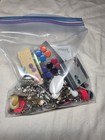 Vintage Costume Jewelry Earring Lot Silver Tone — photo 9