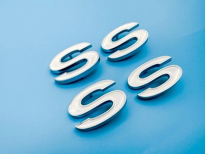 4Pcs Set SS 454 Fender Emblems For 70 71 72 Chevelle Metal