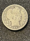 1897 Barber Quarter – 90% Silver – Early U.S. Coin