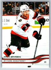 2025-26 Upper Deck Series 1 Holiday #122 Nick Jensen Ottawa Senators