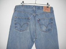 LEVIS JEANS 501*icy-blue*W32/L34*highWAIST+distressed&destroyed!90'S-VINTAGE!wow
