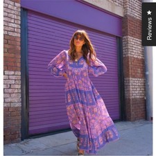 Spell & The Gypsy Collective Juniper Gown Sz M Long Maxi Dres Floral