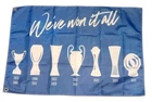 CHELSEA WE’VE WON IT ALL 2025 FOOTBALL EUROPEAN FLAG 3x2 FT FREE UK 48HR POST