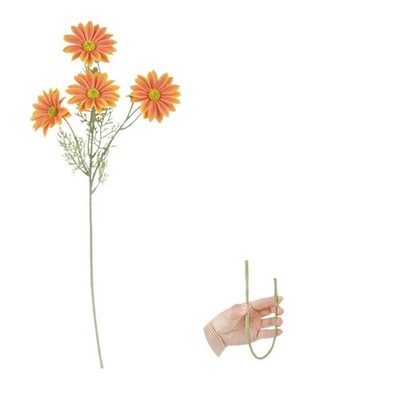 Seide Gänseblümchen Blumen für Tischplatte Dekoration Wohnzimmer Eingang Rega