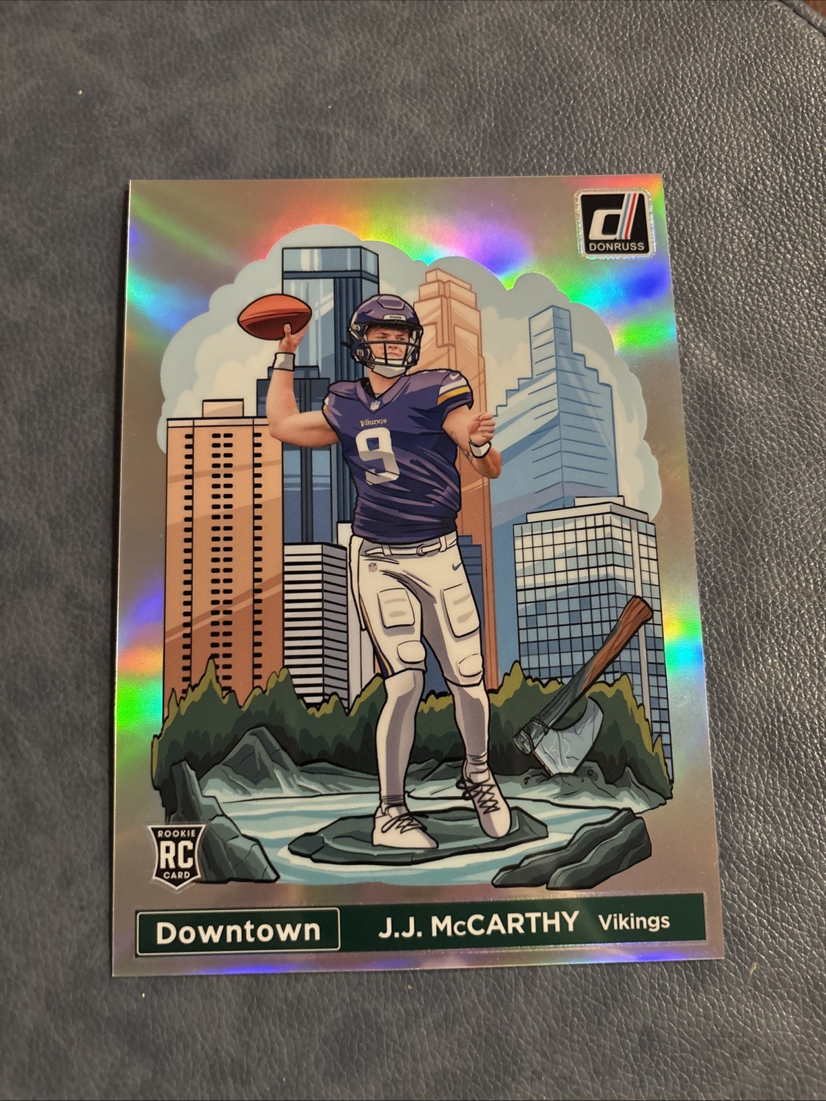 2024 Panini Donruss - Downtown! J.J. McCarthy #11 Oversized (RC)