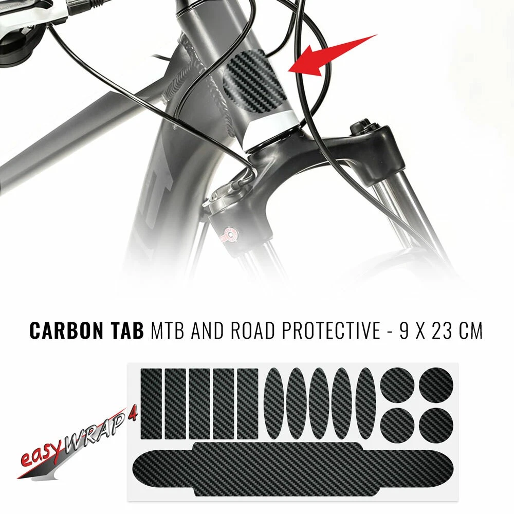 3 Pellicole Protettive Per Telaio Bicicletta In PVC, Adesivi Trasparenti Anti Graffio, Protezione Da Catena E Usura, Adatti Per MTB E Bici Da Strada - 3