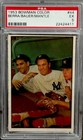 Excellent PSA 5 1953 Bowman Color #44 W/Mickey Mantle, Yogi Berra, & Hank Bauer!