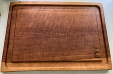 Andrew Pearce Live Edge Wood Carving Board Handmade USA Medium $260 Preowned