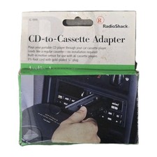 CD-To- Cassette Adapter Play Your Portable CD Through Your Car Cassette Player