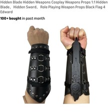 Hidden Blade Hidden Weapons Cosplay Props Roe Playing Prop Black Flag