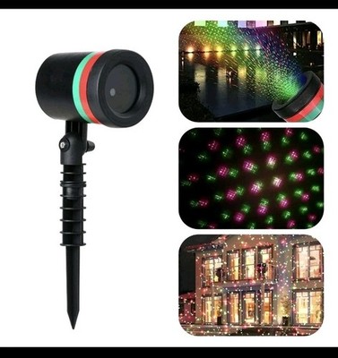 Laser LED Projektor Licht Weihnachten Party Außen Landschaft Lampe UK Außen Ambiente