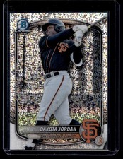 2025 Bowman Draft Chrome Sparkle Dakota Jordan San Francisco Giants #BDC-139
