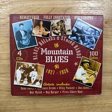 Mountain Blues: Blues, Ballads & String Bands 1927-1938 (CD, 4 Disc) OOP