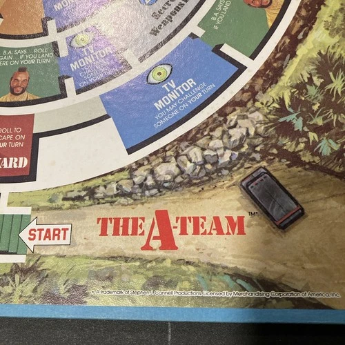 Vintage The A-Team Game Board Mr. T Classic TV Parker Brothers 1984