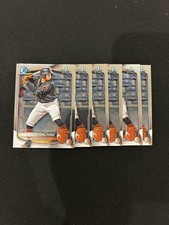 (6) 2025 Bowman Chrome 1st Onil Perez BCP-134 San Francisco Giants