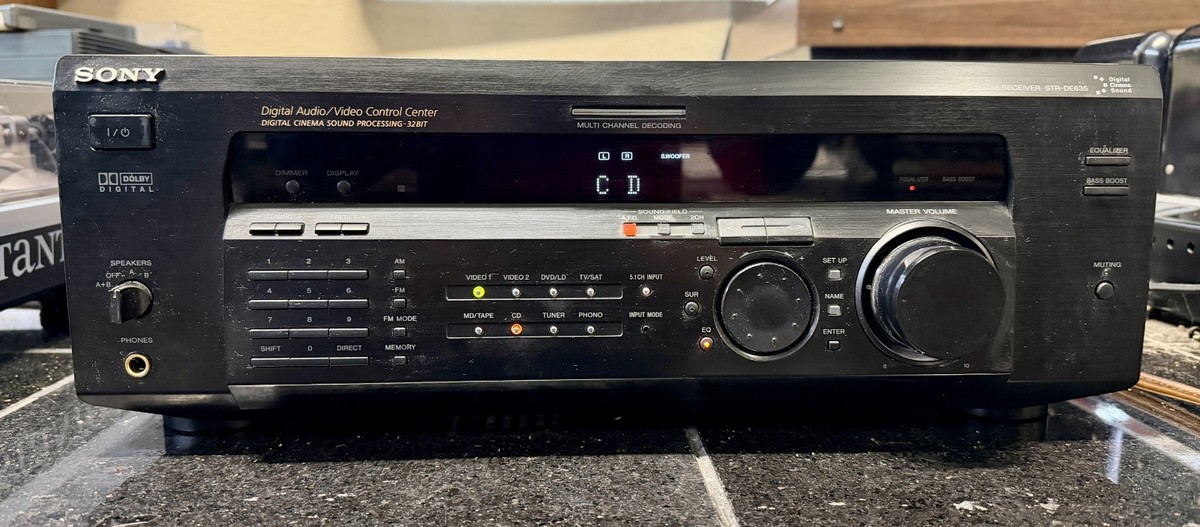 第五列 1976～2010 音源+映像 3CD+1DVD BOX Sony STR-DE635 270W 5.1 Dolby Digital AM/FM Stereo Receiver