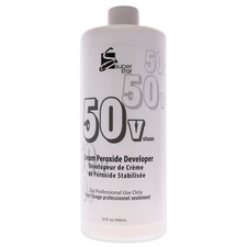 Super Star 50 Volume Cream Peroxide Developer by for Unisex - 32 Oz Cream