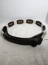 RANGER BELT COMPANY MENS SZ 38 GENUINE HAND TOOLED LEATHER WESTERN STYLE