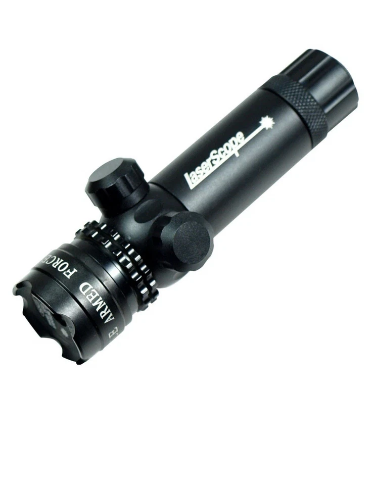 Pistola de rifle mira laser mira telescópica ponto vermelho com trilho de interruptores - conjunto de caixa de montagem em cano - Imagem 2 de 4