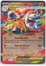 Mega Camerupt ex 022/132 Holo Doppio Raro Pacchetto Premio Serie Carte Pokemon NM