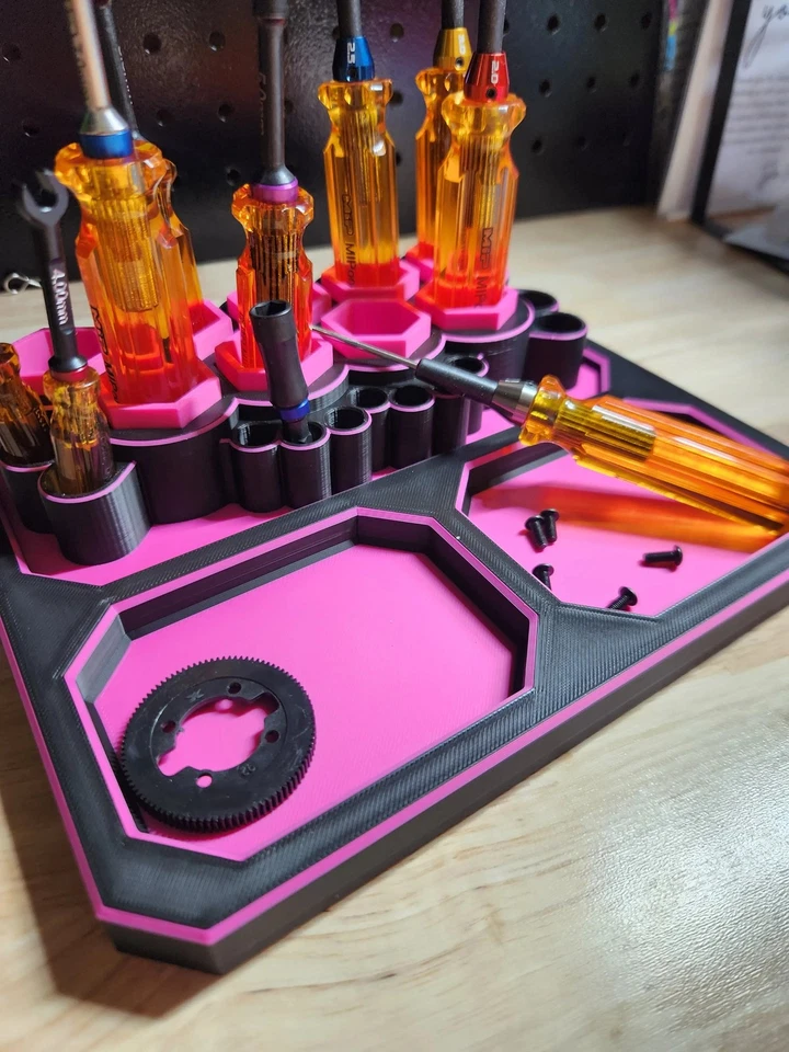 Organizador de ferramentas de controle remoto com bandeja de peças para MIP, protek hex e drivers de porca - Imagem 3 de 4