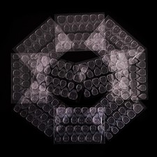 Doubld Double-Sided Jelly Glue Nail Stickers, 240 Pcs, Transparent Bendable 0.05 per gallon