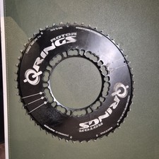 Rotor Q Rings Oval Chainrings 52t 11S Chainring Black 110BCD X5