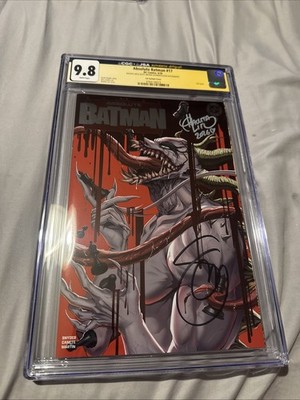 Absolute Batman #17 CGC 9.8 JSA 2x Signed By Rachta Lin & Snyder LTD 1K Foil