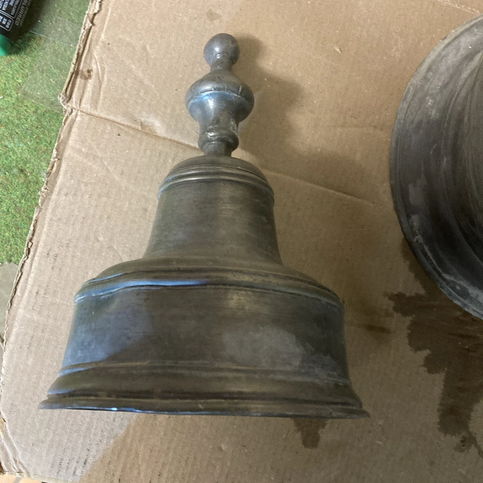 Ancienne Fontaine À Eau Vin De Table Etain Tête Faune Diable Pan Bacchus Demon - Photo 3/4