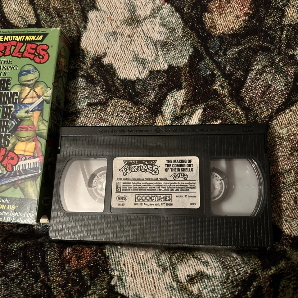 TMNT The Making of The Coming Out of Their Shells Tour VHS - Image 4 of 4