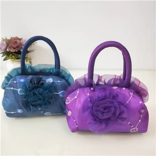 Damas Verano Lentejuelas Pequeño Bolso de Mano Mujeres Teléfono Móvil Llave Monedero Bolso Floral - Imagen 2 de 25