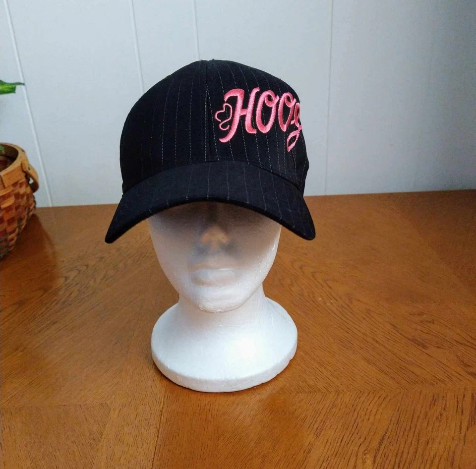 Flex-Fit  Hooey Black Pink Spellout Size L/XL Embroidered Logo - Image 4 of 4
