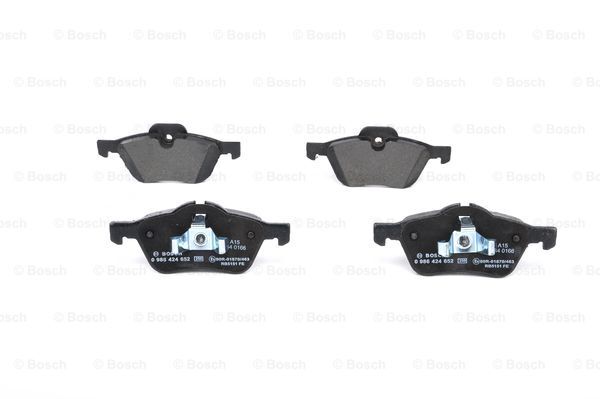 Bosch 0 986 424 652 Bremsbelagsatz, Scheibenbremse Vorderachse FÜR Mini-image