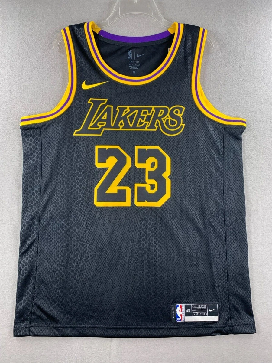 Lebron james lakers sales jersey black and yellow