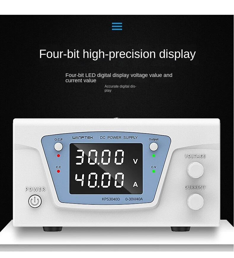 KPS3040D Adjustable DC Stabilized Power Supply 30v40A Experimental Aging Test - Image 3 of 4