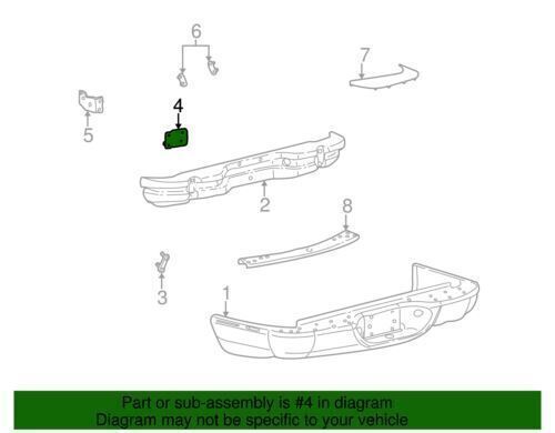 Soporte de montaje de barra de impacto izquierda para Ford Explorer 2001-2005 (P/N 1L5Z17E987AA)