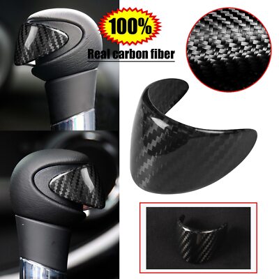 For Mini Cooper R55 R56 R57 R58 R59 R60 Real Carbon Fiber Gear Shift Knob Cover